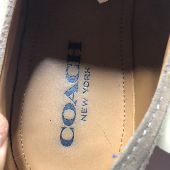 Coach tan casual dress shoes size 11 - Picture 8 of 9